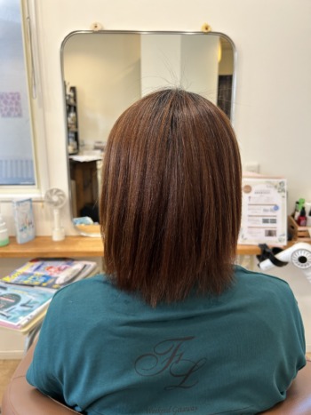 新しい縮毛矯正の講習会をしました。なかなかいい感じです。