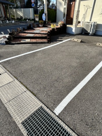 DIYに初挑戦！駐車場の白線引きを自分でやりました👍😆